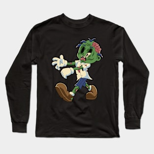 Funny Zombie Halloween Long Sleeve T-Shirt